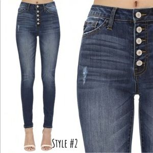 Button up Kancan Skinnies